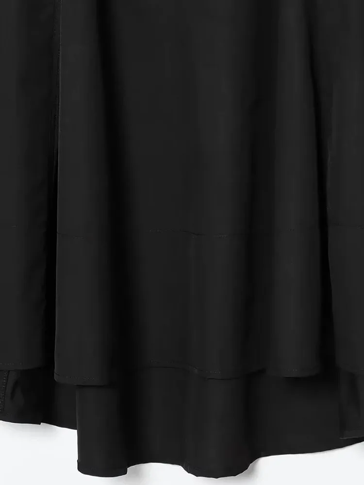 2025年冬新作 スカート レディース ファッション ブラック ジッパー ミディスカート カジュアル シック レディーススカート