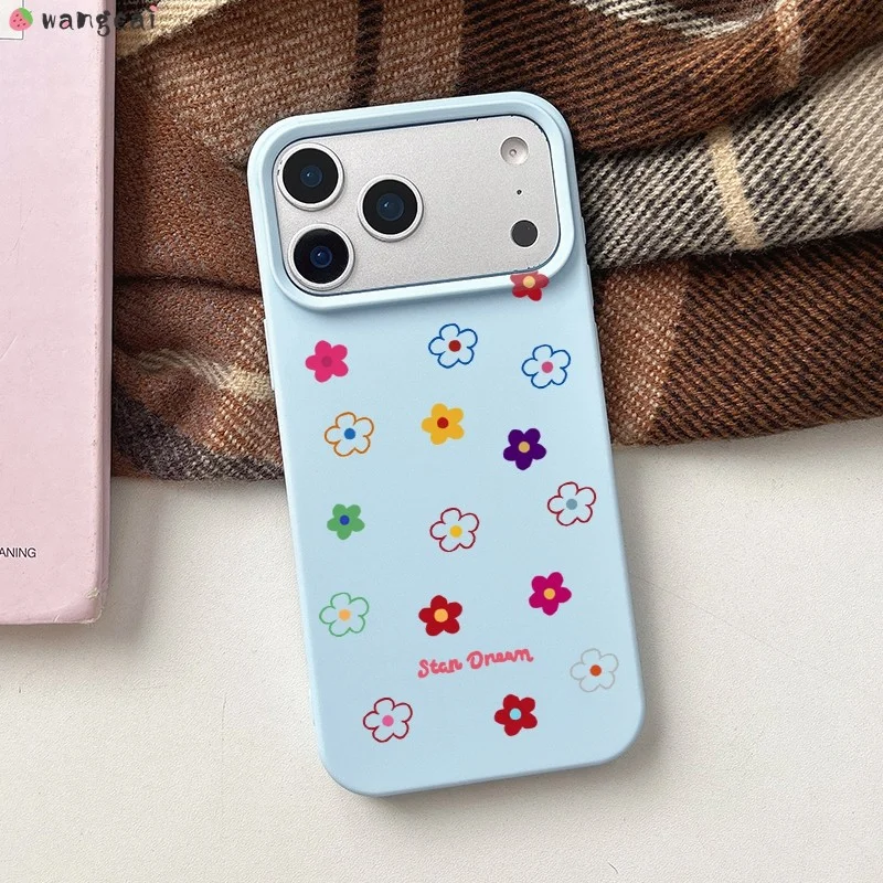 Flower Floral Matte Frosted Case  For Vivo Y56 Y54s Y53s Y53t Y35 Y35m Y36 Y36i Y36m T4 Ultra T3x T2x Dopamine Colorful Cover
