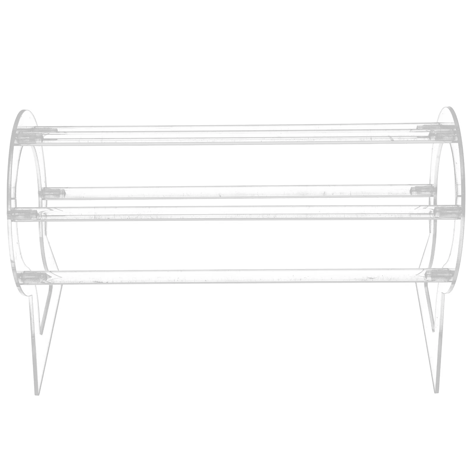 

1pc Multipurpose White Hairband Display Rack Headband Storage Organizer Simple Headdress Shelf for Women Teen Girls Scrunchies