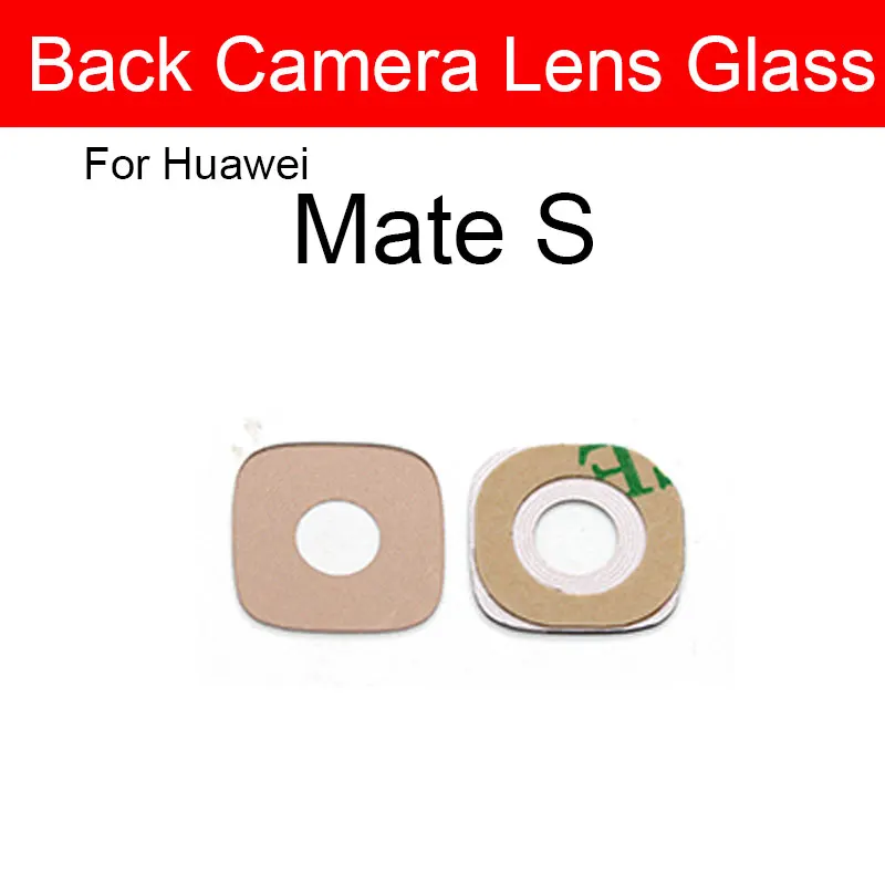 Rear Main Camera Glass Lens For Huawei Mate 9 10 20 Pro Lite Mate 20X Mate 7 8 Mate S Camera Glass Lens+Adhensive Sticker Parts