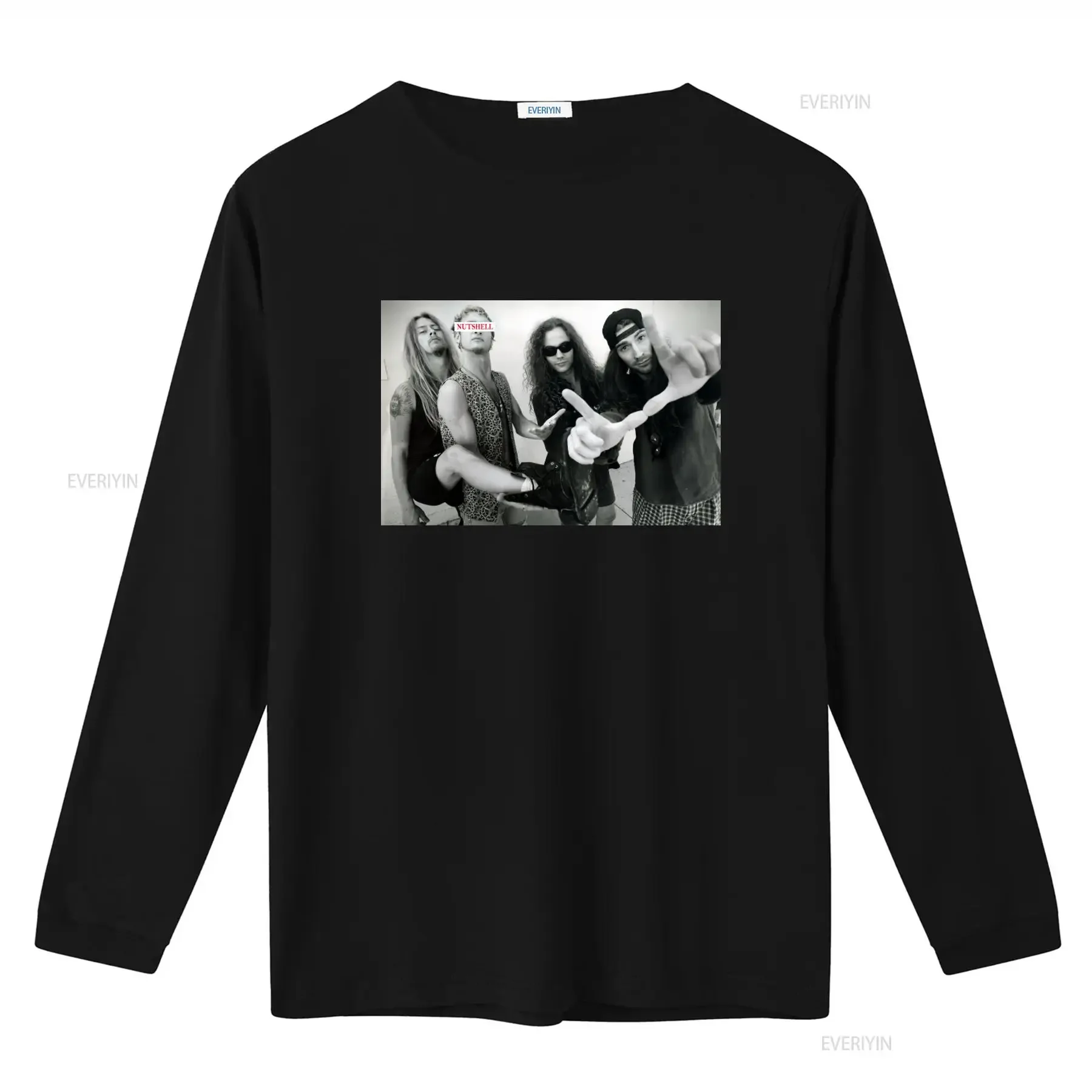 Alice In Chains Vintage Grunge 90s Rock Music Oversized T Shirt Mtv Unplugged Nutshell Lyrics Print vintage Washed streetwear