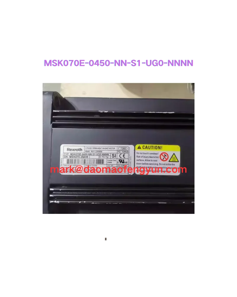

MSK070E-0450-NN-S1-UG0-NNNN Second hand servo motor test OK,