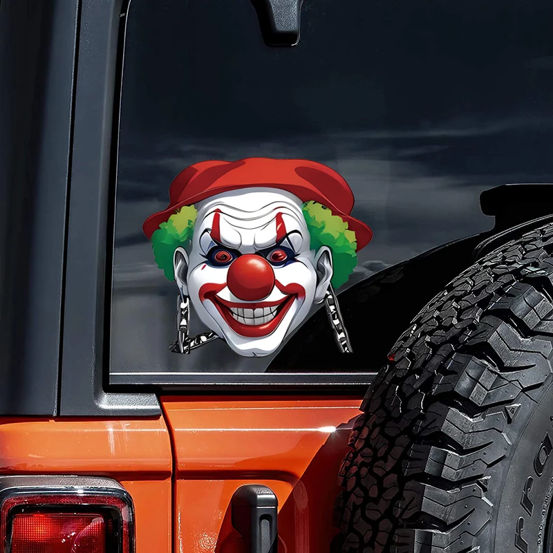 

JT255# Car Sticker, Clown Sticker Vinyl Sticker, Waterproof Car Decal Laptop Wall Window Bumper Sticker Car Accessories