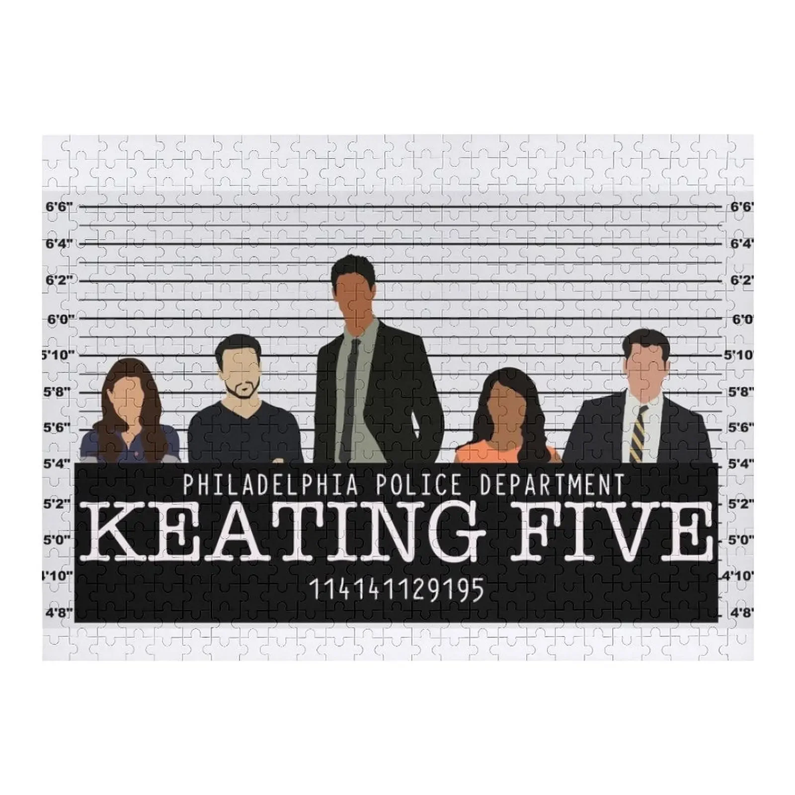 

Keating Five Mugshot Jigsaw Puzzle Wooden Jigsaws For Adults Wooden Boxes Puzzle