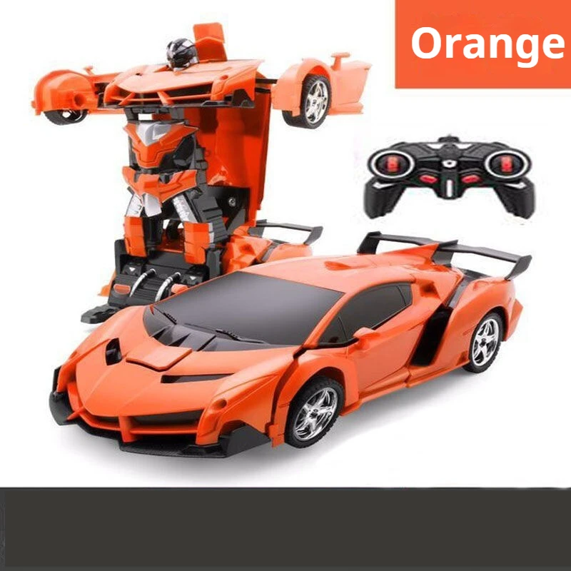 Mini 2 In 1 Afstandsbediening Auto King Kong Draadloze Afstandsbediening Auto Robot Opladen Beweging Jongen Kinderen Speelgoed Geschenken Verrassing