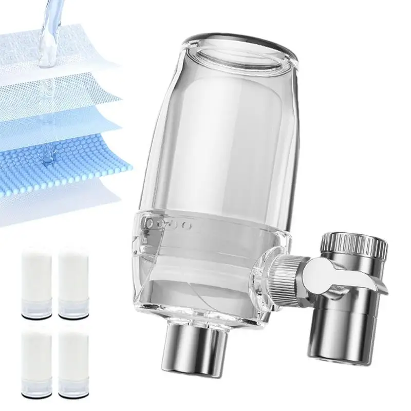 

Faucet Water Filter 2 Modes Adjustment Sink Water Filter Bathroom Faucet Filter Sink Faucet Filter Water Purifier For Sink Water