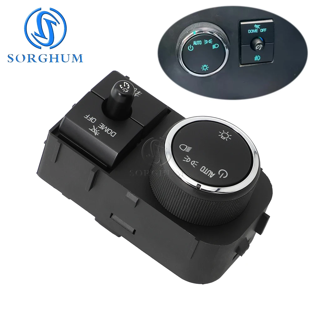 SORGHUM 25858705 Headlight Fog Lamp light Switch For Chevrolet Suburban Silverado GMC Sierra Yukon 2007 - 2013 15926099 15096895