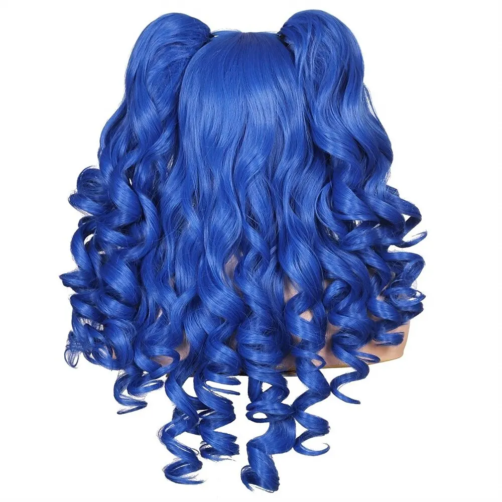 HAIRJOY Synthetic Hair  Long Curly Cosplay Wig with 2 Ponytails Wig Halloween Wig for Party