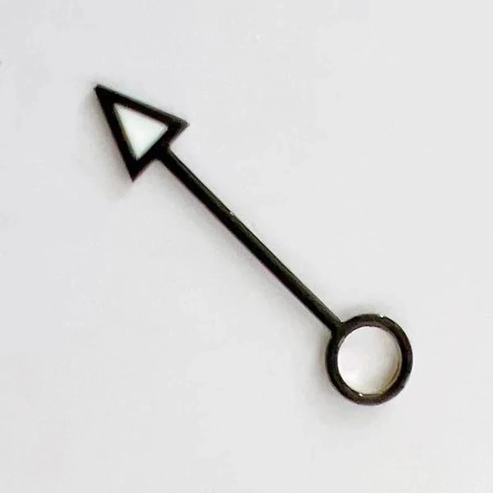 12.5mm Watch Pointers for NH35 Movment, GMT Hands for NH34 Movement, with Green Luminous Hands NH35 Needles Watch Accessories