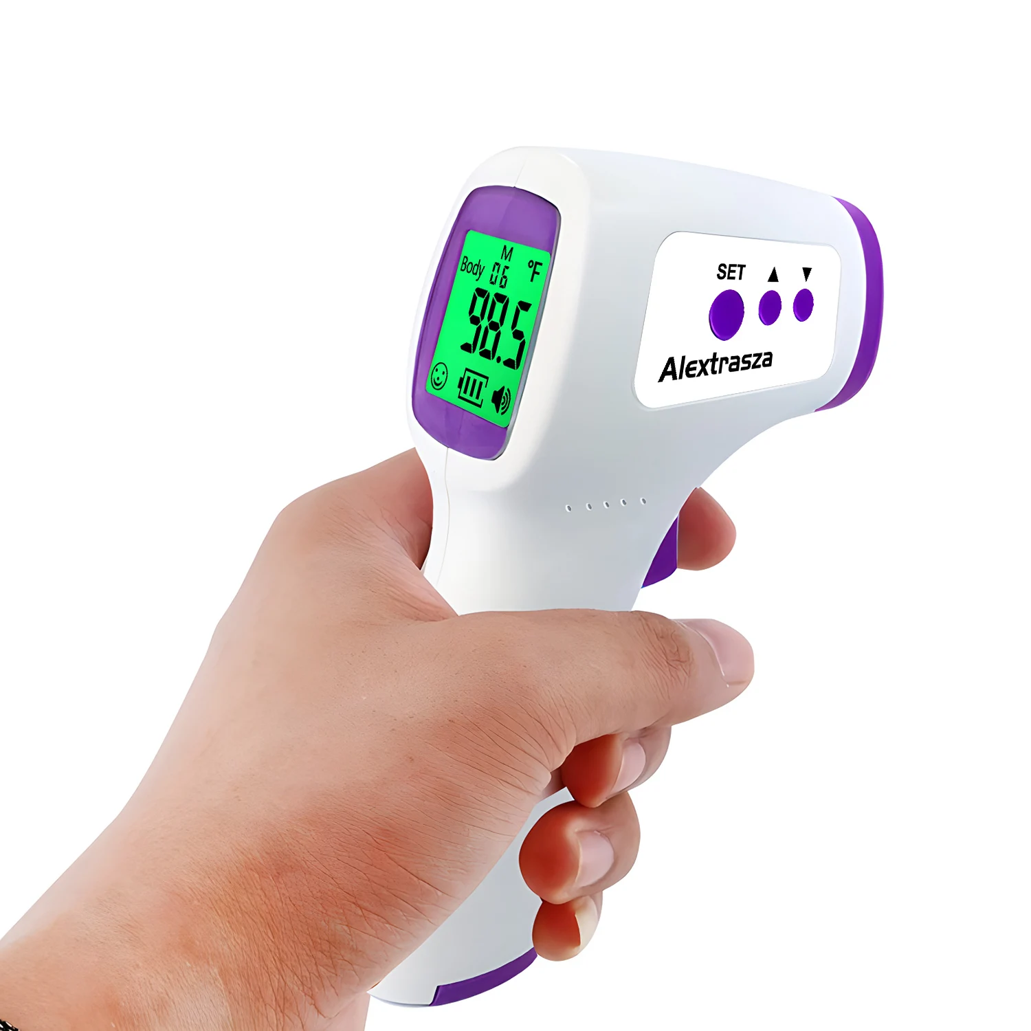 Portable Infrared Forehead Electronic Body Thermometer Mini Celsius Fahrenheit Non Contact Handheld For Child Adult Ear Thermome