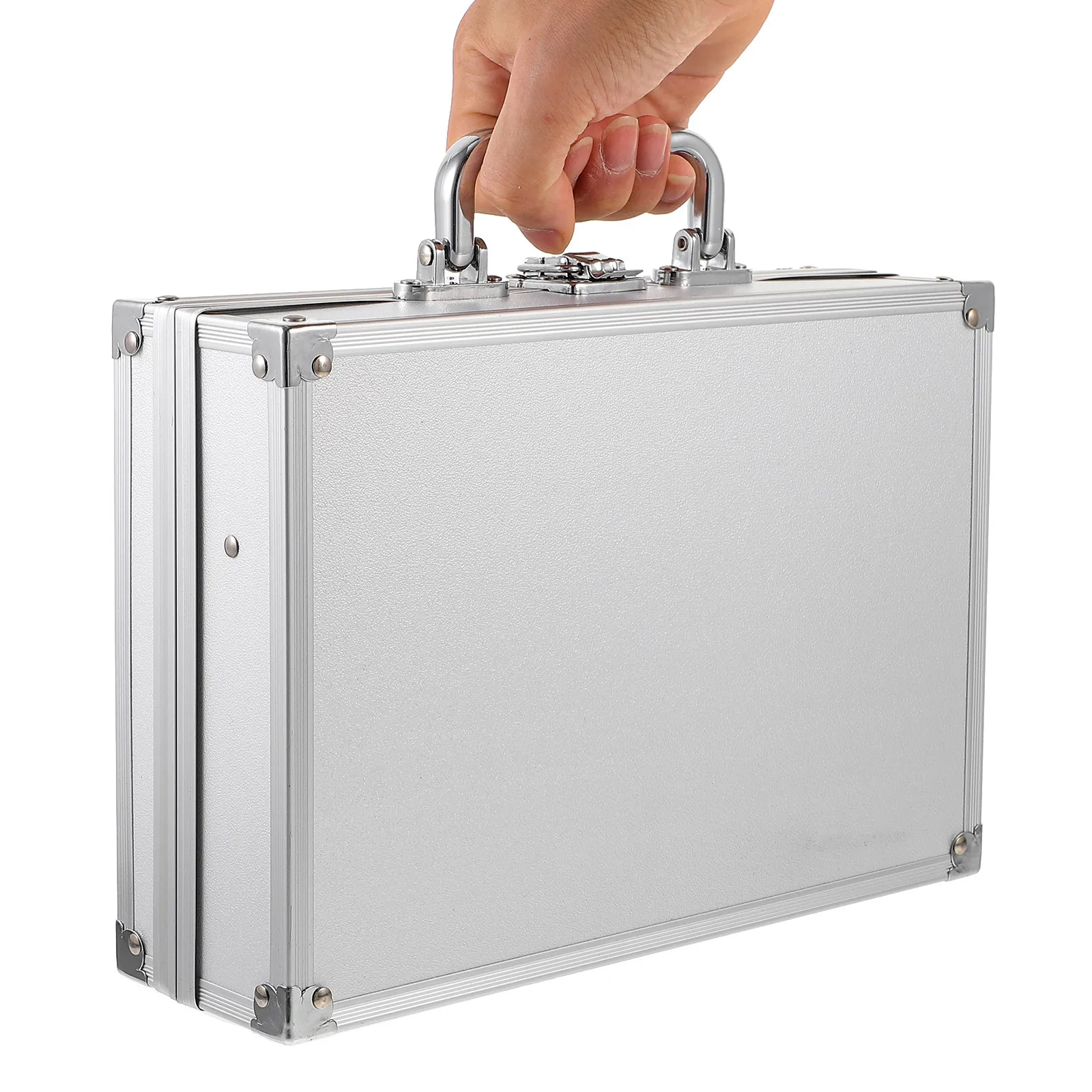 

Hard Briefcase Tool Boxes Aluminum alloy toolbox Handheld Storage Container Multifunction Tool Box Briefcase Gadget Storage Box