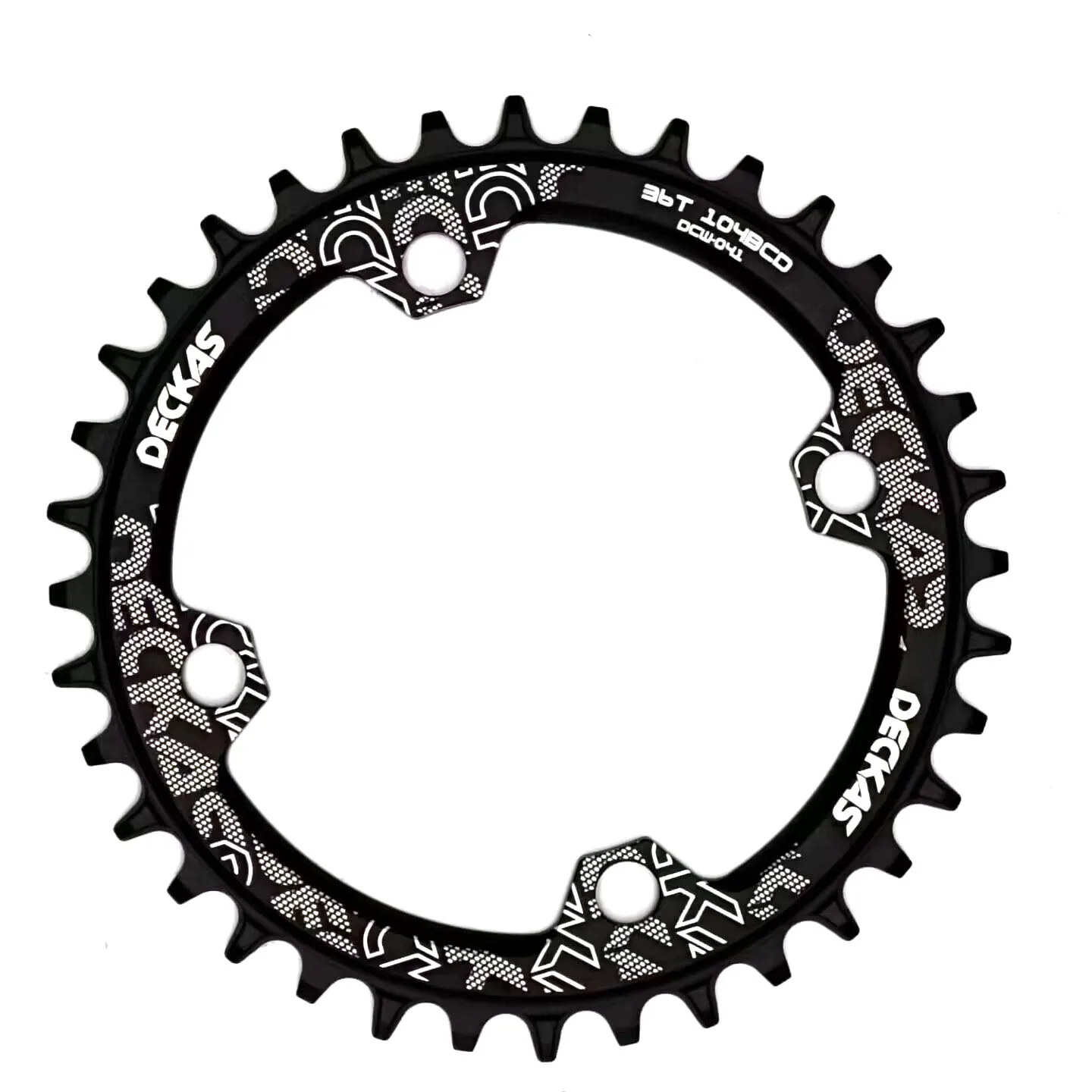 DECKAS-Round Chainring, MTB Crankset, Narrow and Wide Chainring, Acessórios de bicicleta, 104BCD, 40 T, 42 T, 44 T, 46 T, 48 T, 50 T, 52T