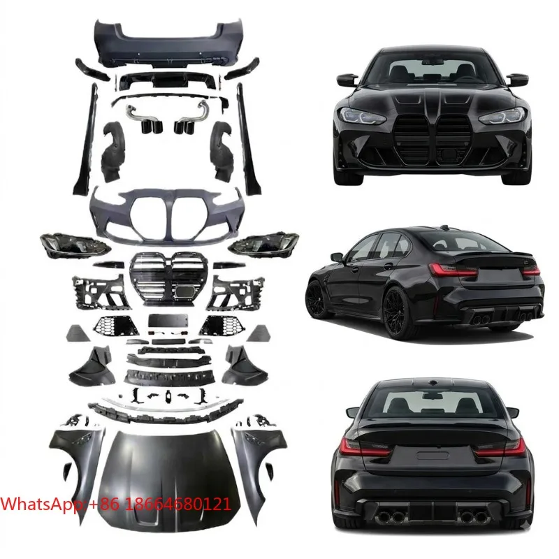 G80 M3 Widebody Conversion Kit for  3 Series G20 G28 2019 - 2022 with Front Rear Bumper Hood Fender Side Skirts Direct Fit