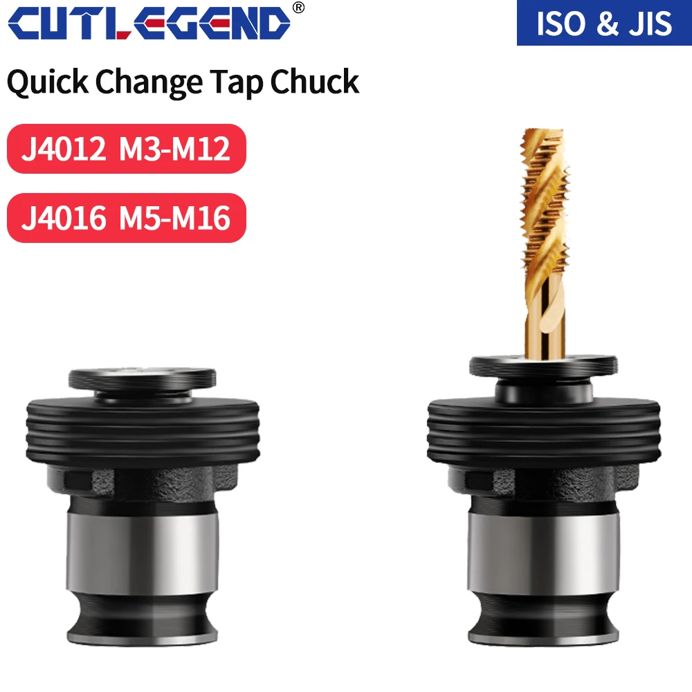 

JIS ISO J4012 B16 M3-M12 J4016 B18 M5-M16 Quick Change Tap Chuck Connection Taper for Mechanical Lathe Drilling Machine CNC