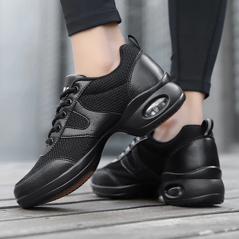 Women's Square Dance Shoes Soft soled Jazz Dance Modern Dance Shoes Elevated Dance Shoes Fitness Shoes