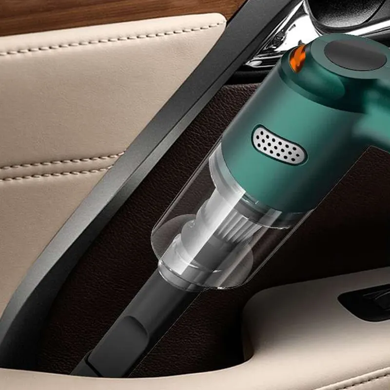 Portable Mini Car Vacuum Cleaner Rechargeable Handheld Automotive Vacuum Cleaner For Car Dust Catcher Cyclone Suction