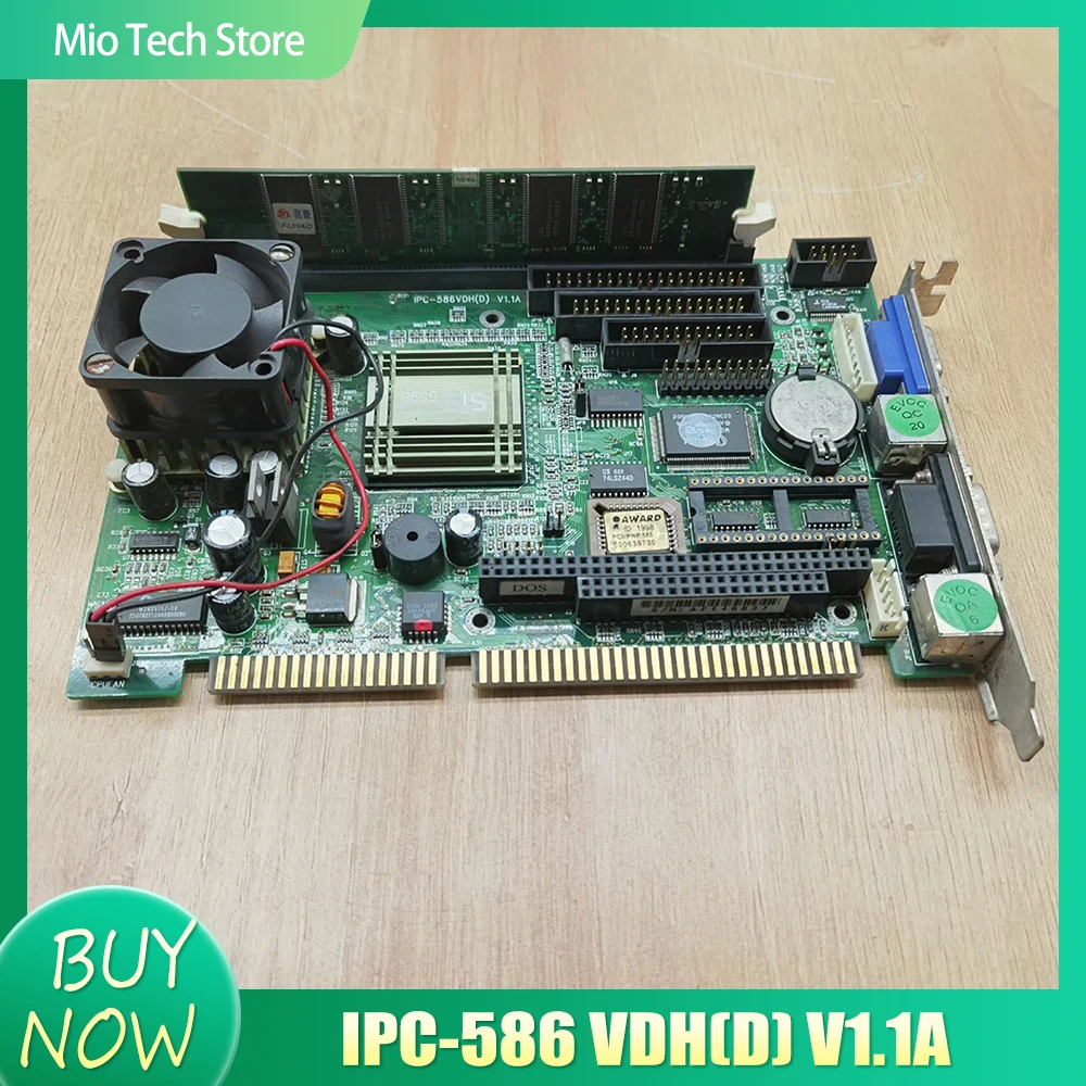 Original Half length Industrial Medical Equipment Motherboard IPC-586 VDH (D) V1.1A