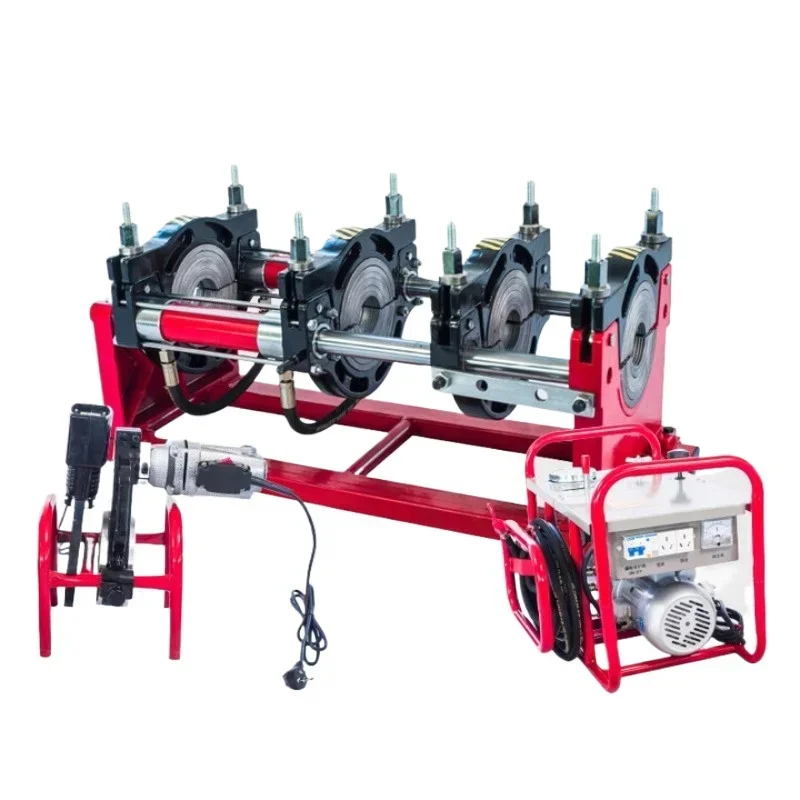 Hydraulic semi-automatic butt welding machine Hot melt butt welding machine Double column hot melt machine