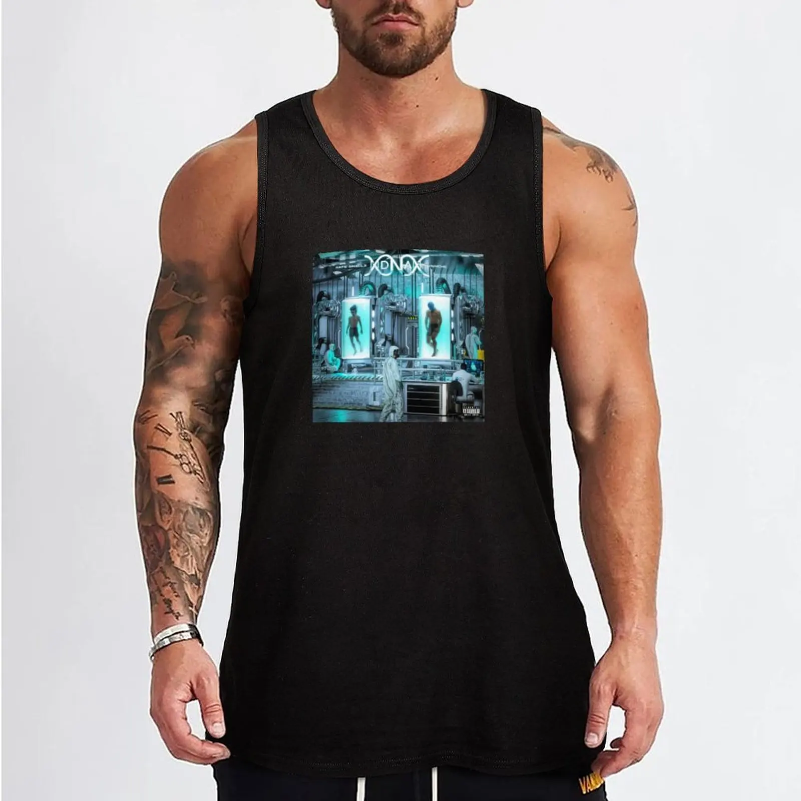 M Huncho x Nafe Smallz: DNA Official Merchandise Tank Top gym men Sleeveless T-shirt