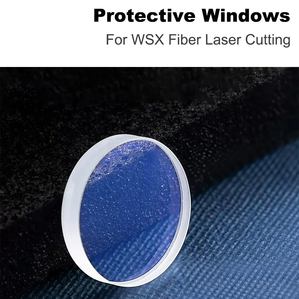 Protective Windows D30T5MM WSX Fiber Laser Cutting Welding Machine Using AR Coated Laser Head Mirror JGS1 Fused Dia37 Glasses