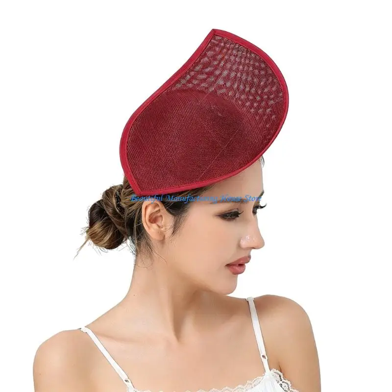 E56A Western Bonnet Hat Base For DIY Fascinators Wedding Craft Projects