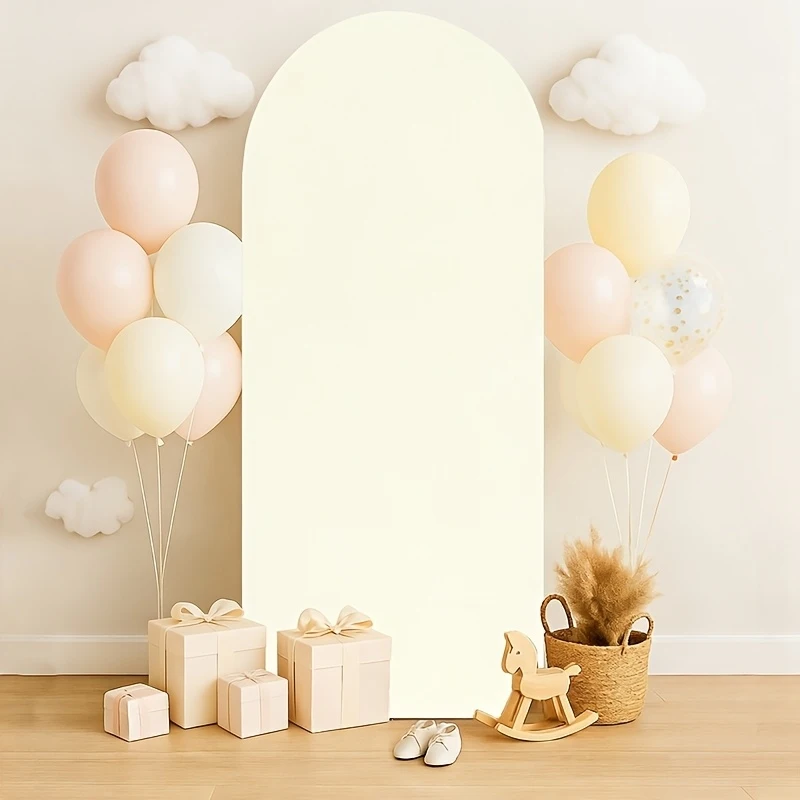 VIKAMA Einfarbiger Bogen-Hintergrund für Hochzeiten, Geburtstage und Partys; Studio-Fotografie-Hintergrund; Dessert-Tisch-Dekoration