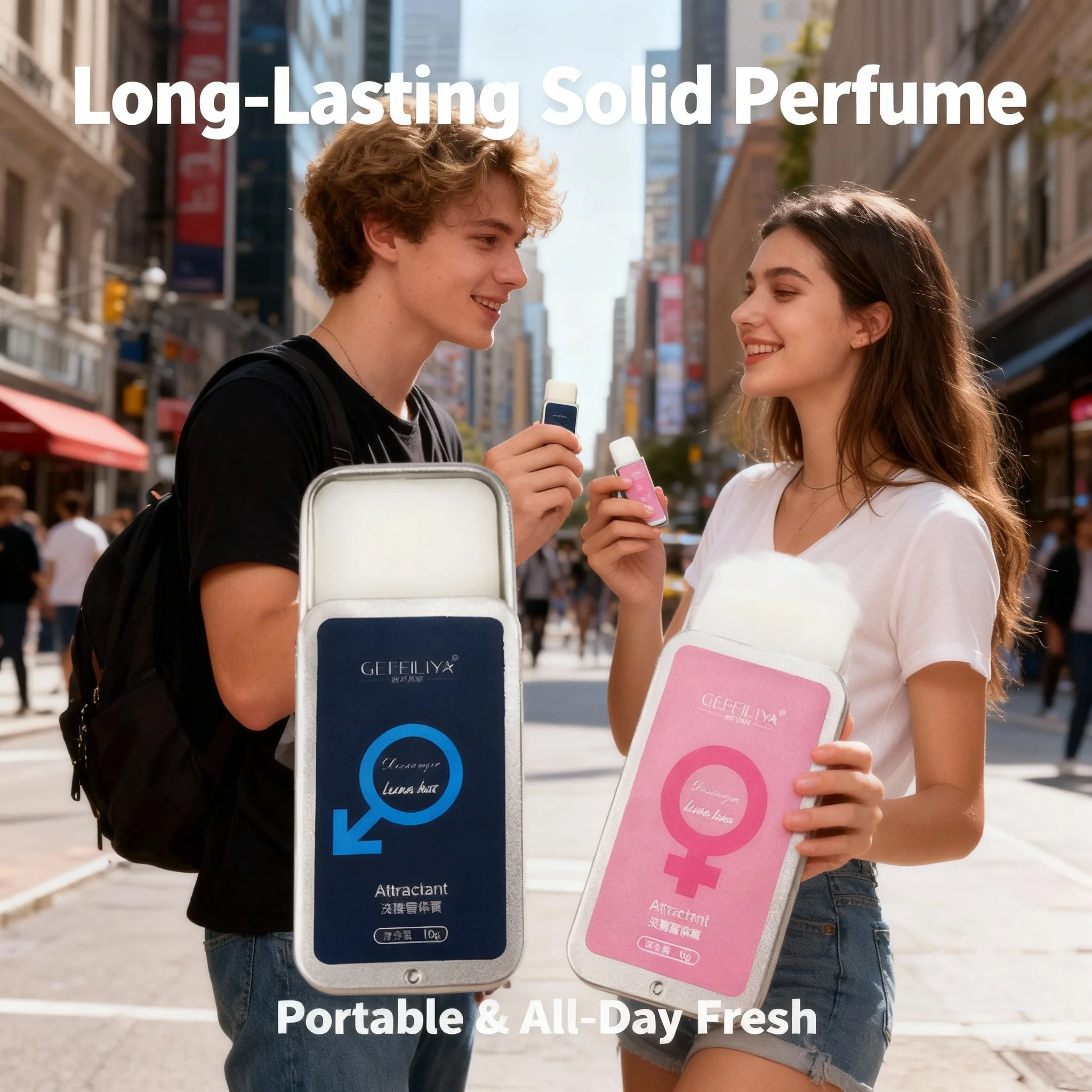 10g Portable Solid Pheromone Perfume Balm For Women Long Lasting Fragrance Deodorant Cologne Daily Personal Care