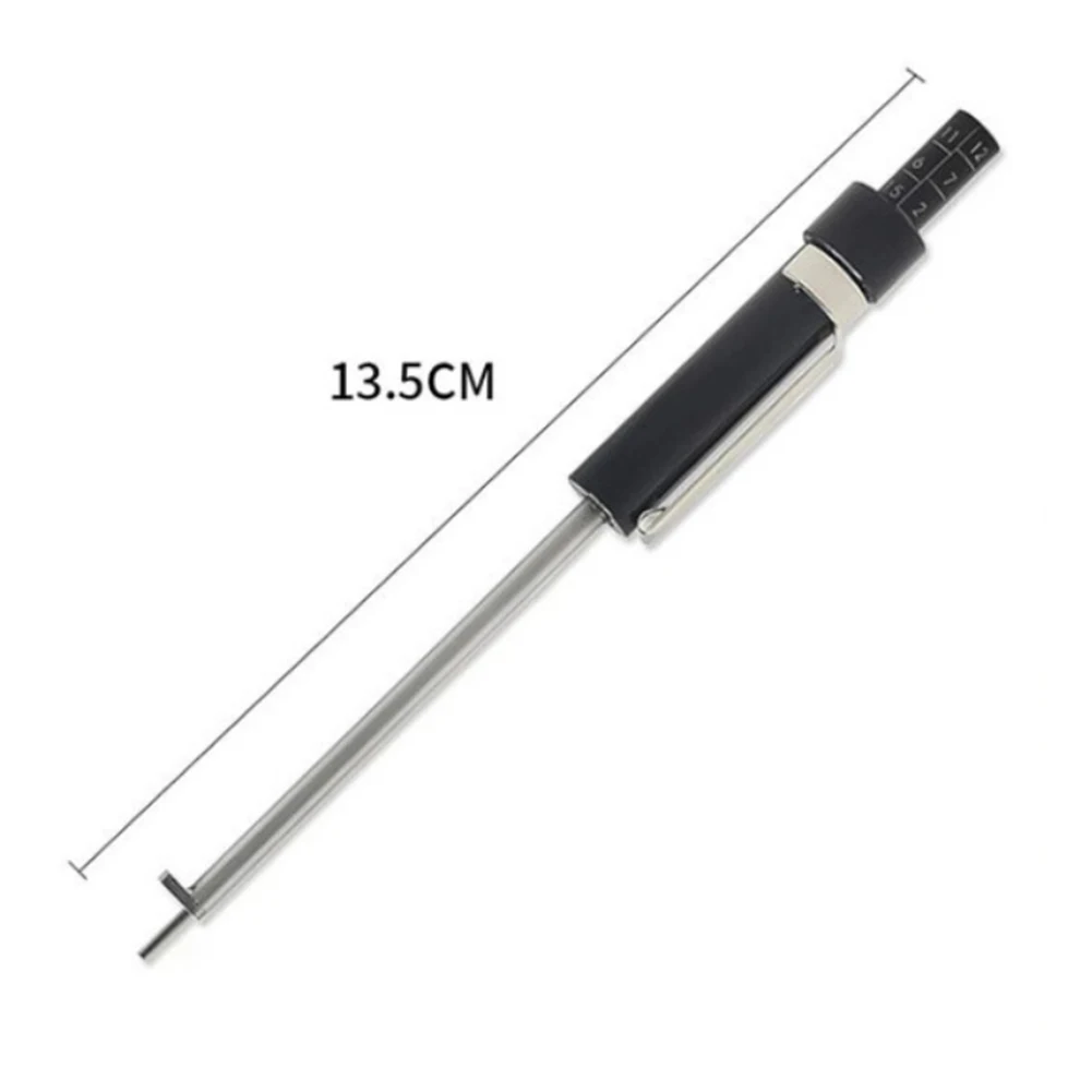 Brake Pad Scale Gauge Pen For Vehicle Disc Thickness Measurement Blue Alloy Auto Maintenance Testing Tool