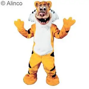 Nieuwe Volwassen Halloween Kerst Grote Tijger Mascotte Fancy Cartoon Mascotte Kostuum Pluche Fancy Dress Mascotte Kostuum