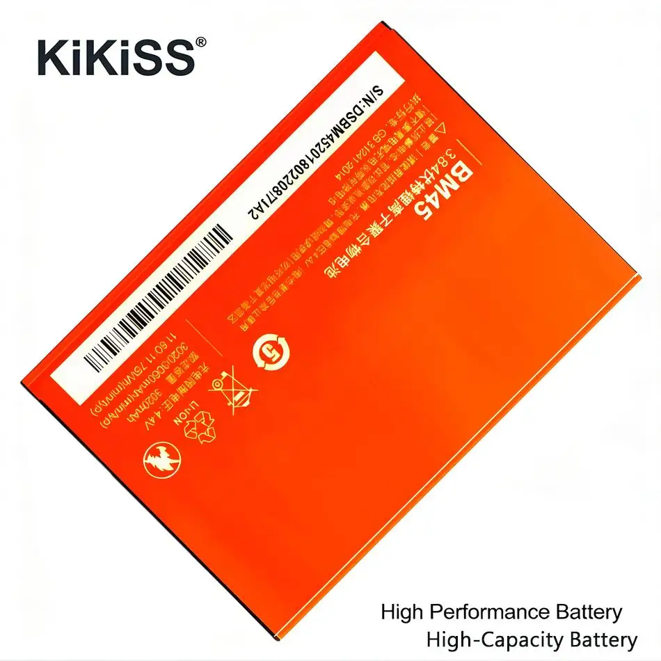 

Легкая батарея BM45 на 3060 мАч для мобильного телефона Xiaomi Redmi Note 2