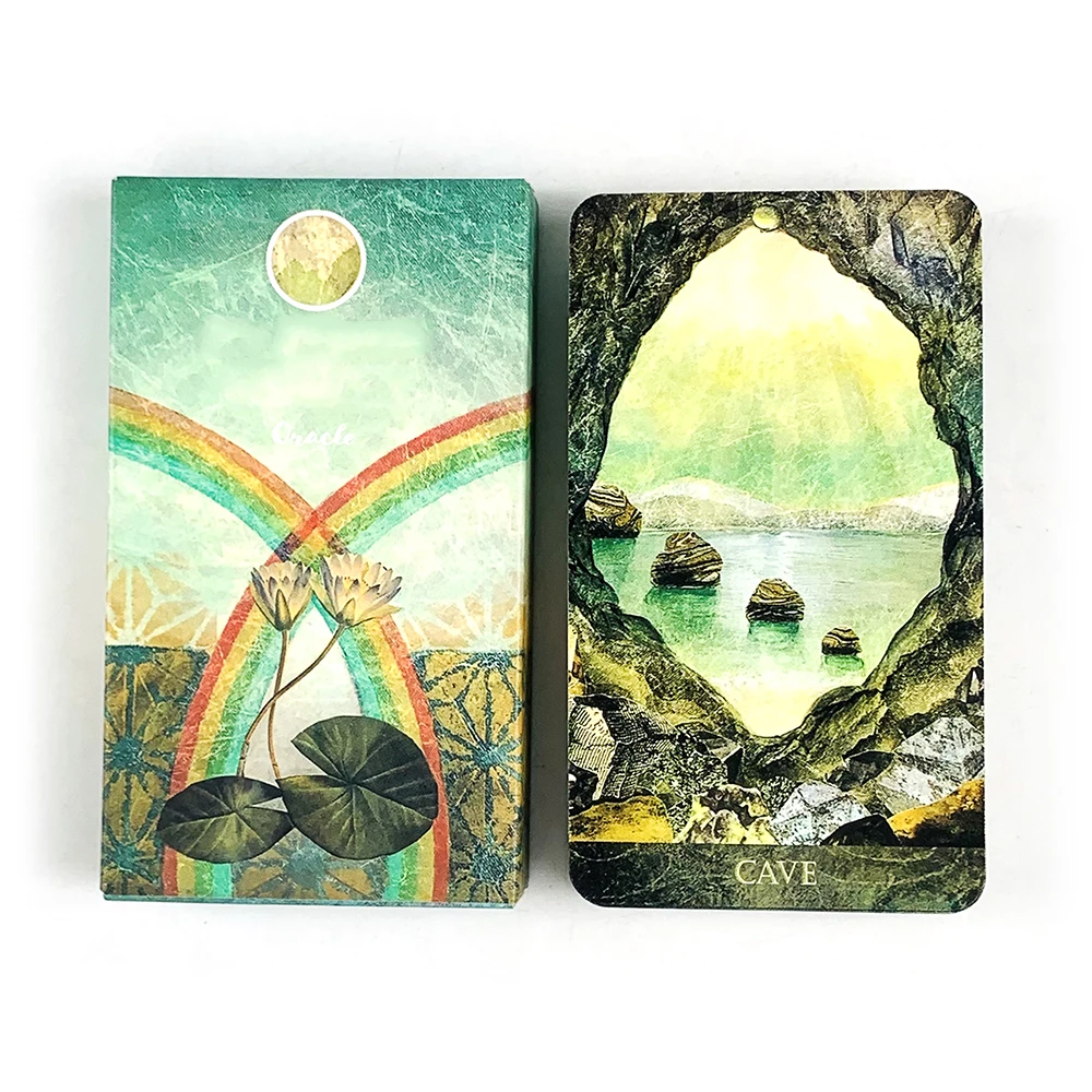 

New Oracle Cards A 50 Deck English Visions Divination Edition Borad Games Inspired By The Symbolism,Family Gathering Cards Game