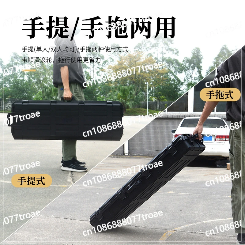 Off-road Roof Protective Case Long Plastic Portable Tool Case Fishing Rod Storage Case