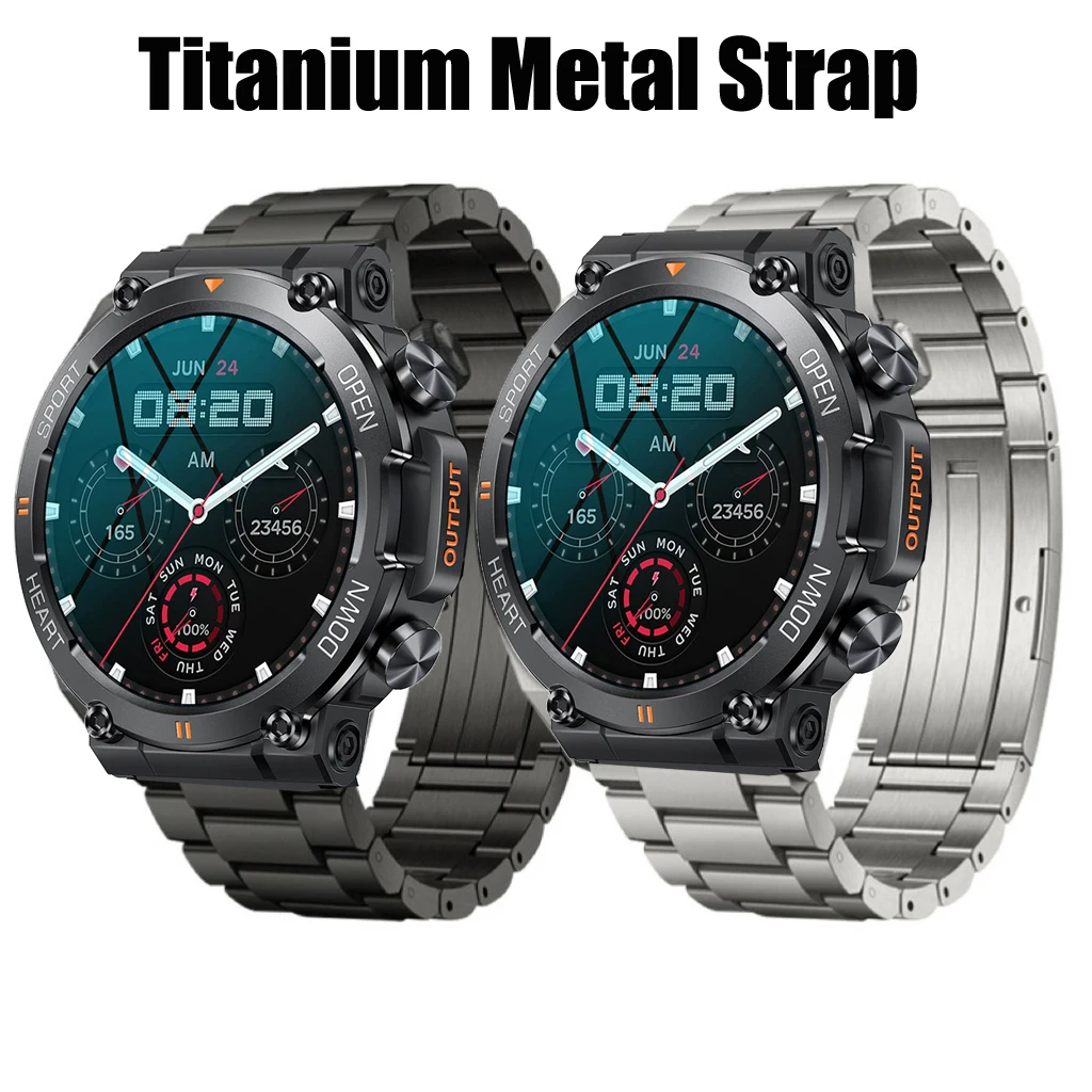

Titanium Metal Strap for MEVADEN MD56 MD52 Luxury Business Bracelet Wristband Ultimate Link Bracelet for MEVADEN MD56 MD52 Band