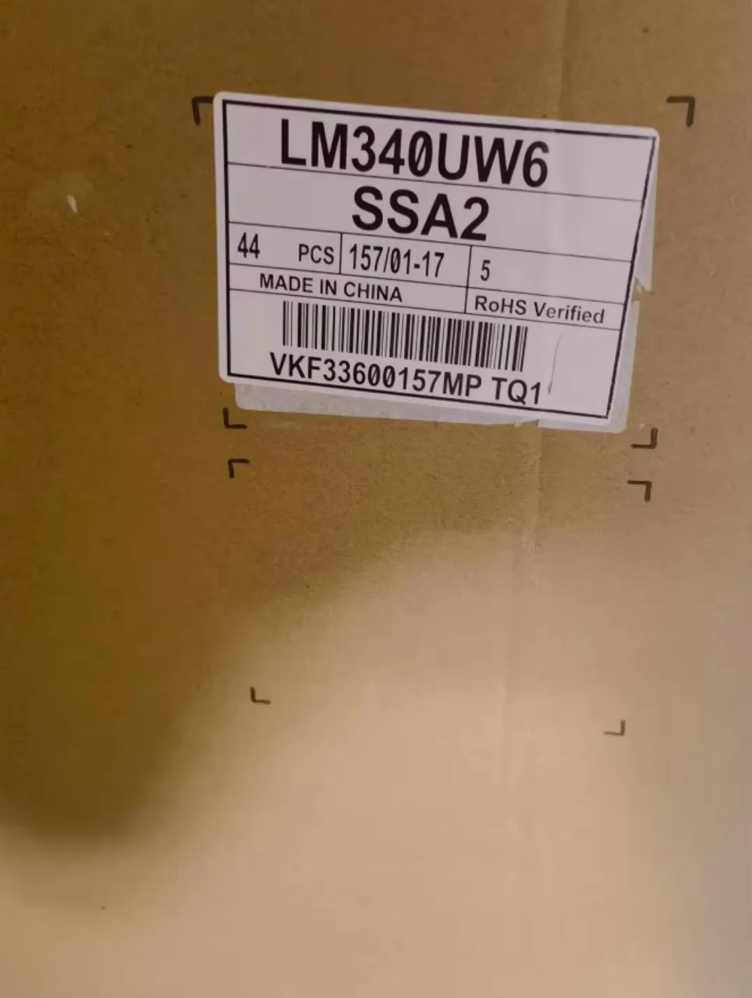 

34 inch original new Curved LCD screen LM340UW6 SSA2 LM340UW6-SSA2 4k For LG 34GN850 monitor