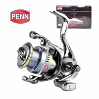 2025 PENN Spinning Wheel Fishing Reel PN Authority Anti Seawater Long Throw Sea Fishing Spiral Arm Fishing Reel LA Series