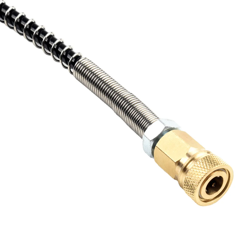 1Pc エアホース高圧ホース 50 センチメートル 1.64ft M10 × 1 63mpa 空気出口パイプコネクタ空気圧縮機エアポンプアクセサリー