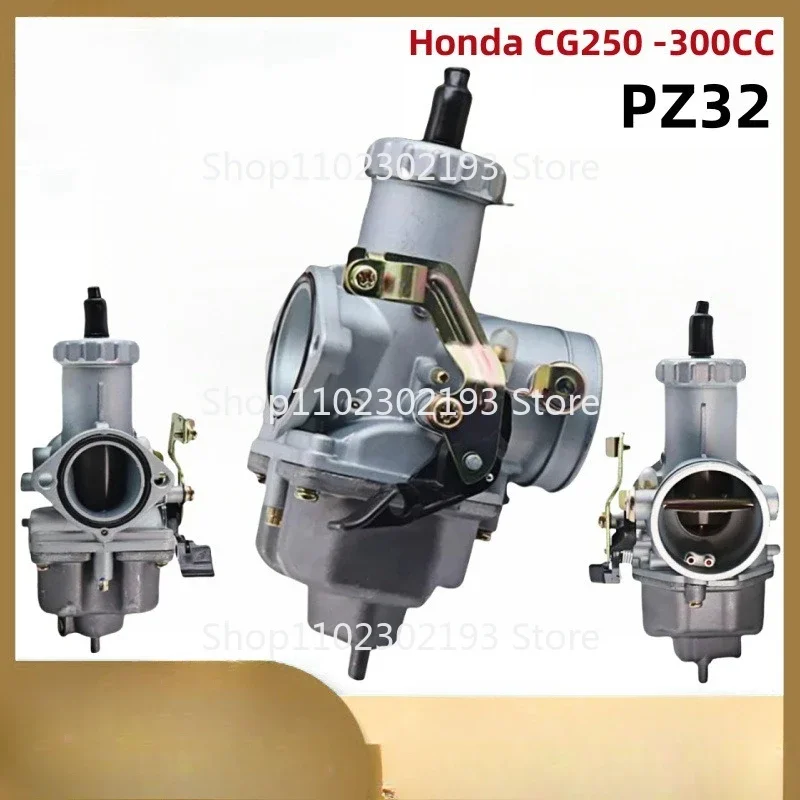 PZ32 Motorcycle Carburetor Accessories 32mm for Honda CG250 CG300 Motocross 250cc