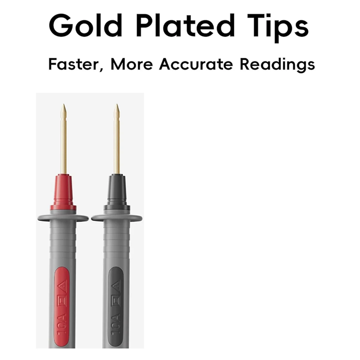 

SSR 22 Piece Silicone Multimeter Test Lead & Back Probe Kit - Premium Modular Volt Meter Probes with Alligator Clips