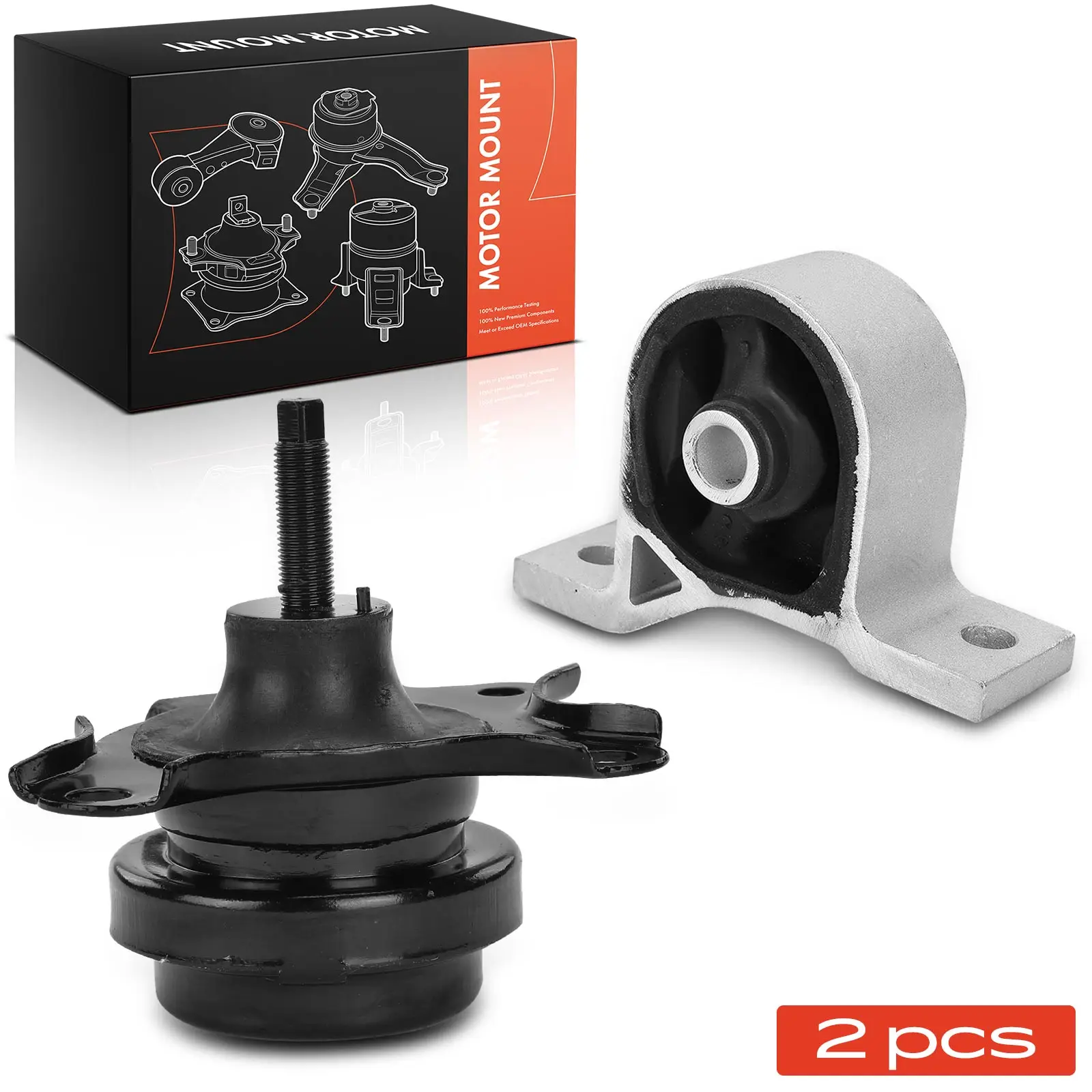 Frankberg 2x motoronderdelen voorzijde links rechts voor Honda Civic 7 VII Hatchback EP EU ES ET 1.4L 1.6L 50820TA2H01 EM8988 9016 8988