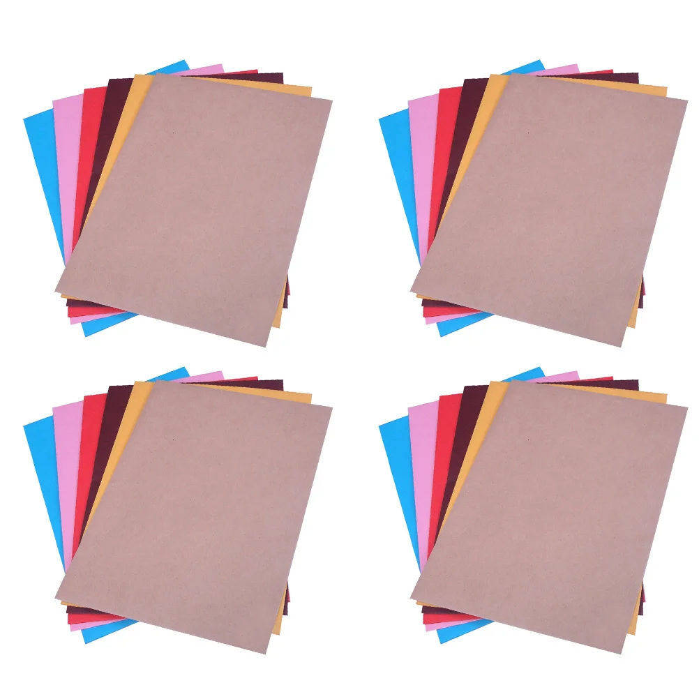 40Pcs Self Adhesive Classic Envelopes Solid Color Natural Paper Blank Envelopes for Greeting Cards Wedding Invitations