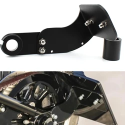 Motorcycle Rear Side Mount License Plate Holder Sidesway Bracket For Harley Softail Fat Boy Breakout Dyna Street Bob 2018-2022