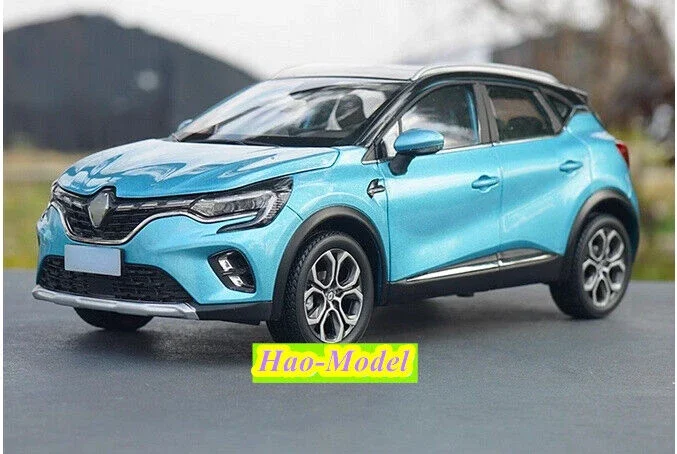 

Модель автомобиля из сплава для RENAULT CAPTUR 1/18, Литые металлические детские игрушки, подарки на день рождения для мальчиков, украшения для коллекции хобби, синие