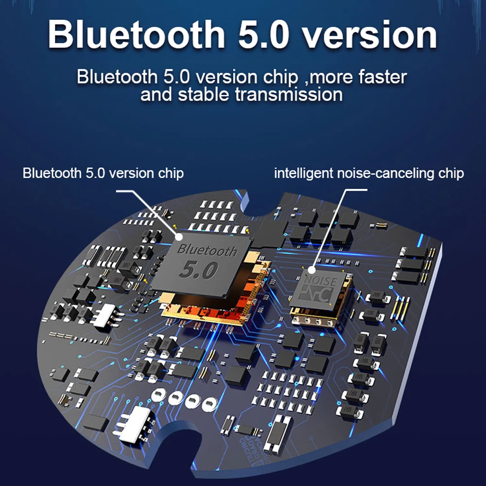 TWS Sem Fio Bluetooth 5.0 Fones De Ouvido, Bluetooth 5.0, Fones De Ouvido, Fone De Ouvido Blutooth, Fones De Ouvido Esportivos De Baixo Profundo, Estéreo 3D