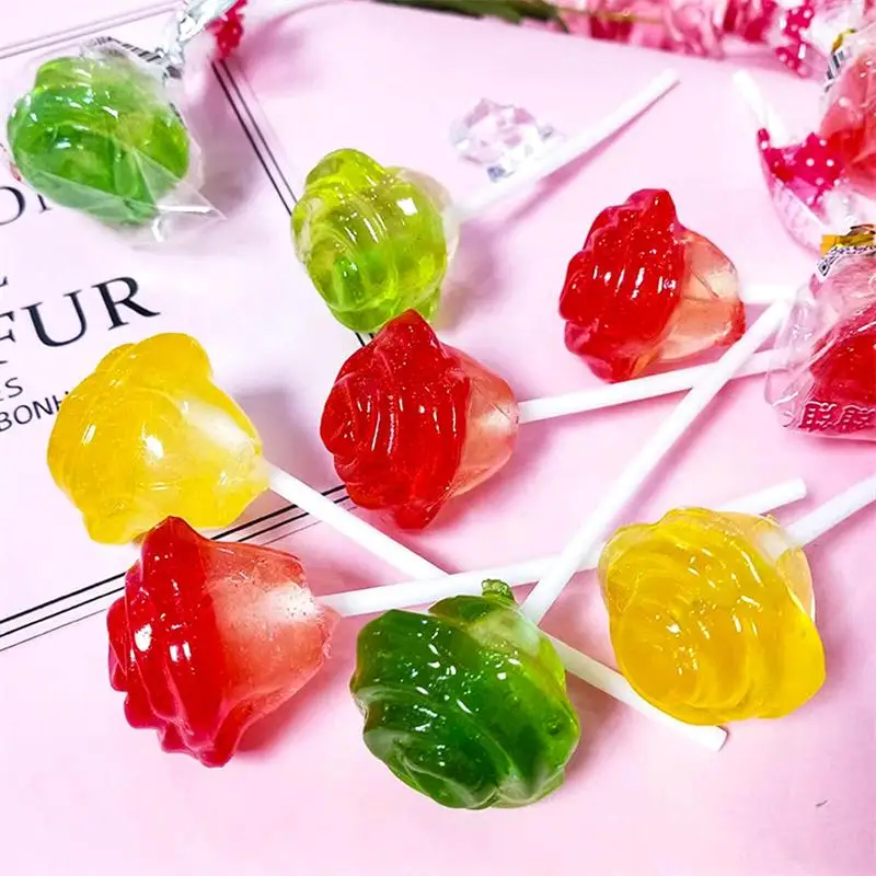 3D Rose Flower Lollipop Mallen 6 Rose Cheese Stick Siliconen Mal Lollipop Chocolade Taart Decoratie Bakvorm Keuken Tool DIY