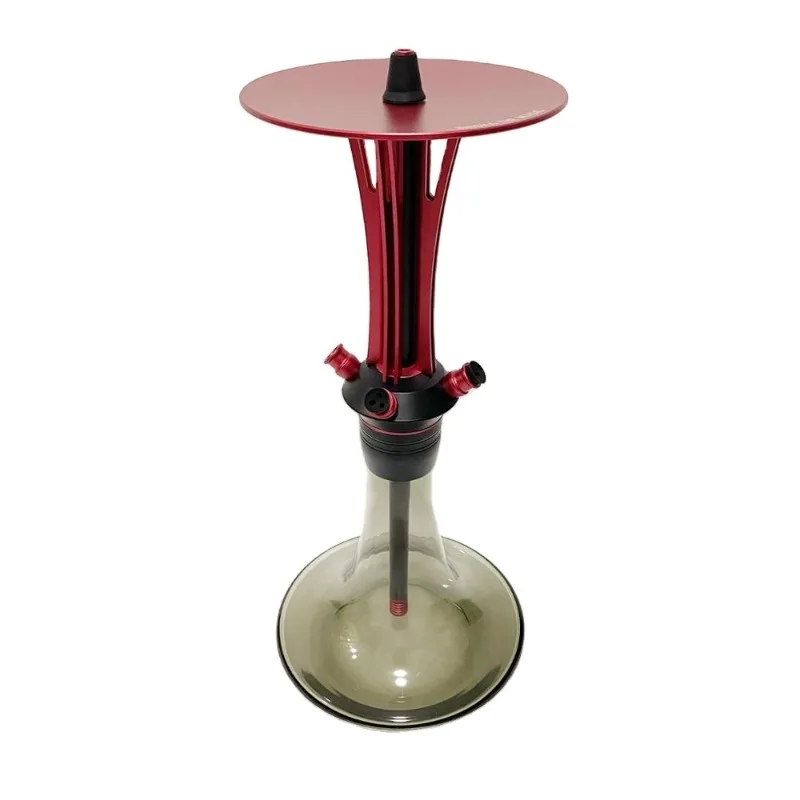 2021 4 spinning hose base connectors hookah shisha with glass vase chicha accessories