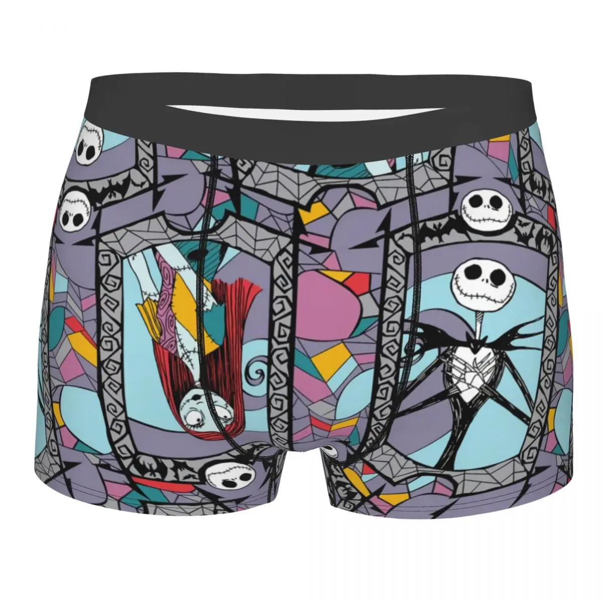 

Nightmare Before Christmas Jack Sally Underwear Men Sexy Print Customized Boxer Shorts Panties