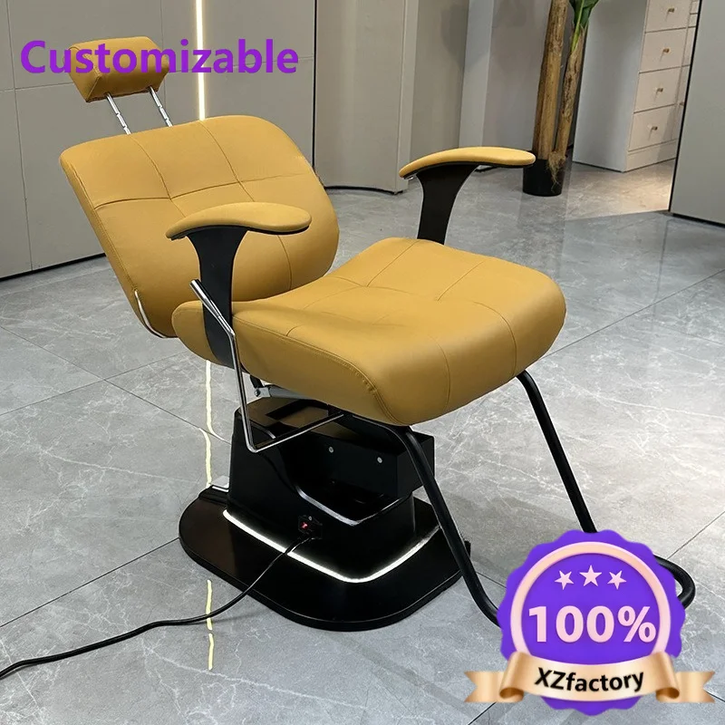 Factory Direct 2026 Top Silla de peluquero eléctrica, silla de pelo giratoria y reclinable