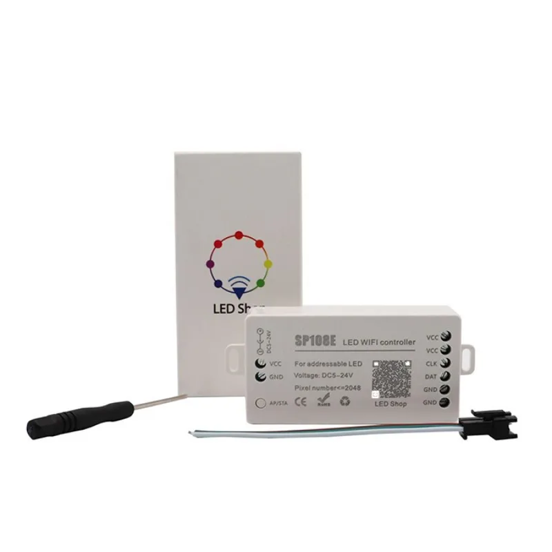 WS2812B Symphony strip dimmer mobile phone wifi smart switch WS2811led light controller SP108E