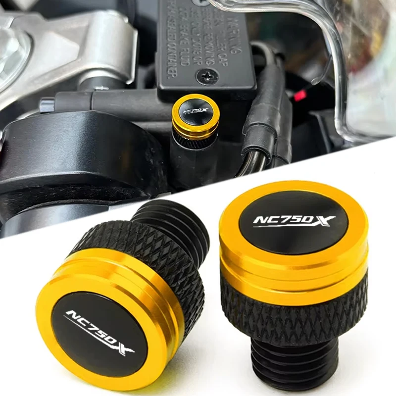 New For HONDA NC 750X NC750 X DCT NX750X NC-705X Moto Accessories CNC Aluminum Rearview Side Mirror Hole Cap Plug Screw Bolt