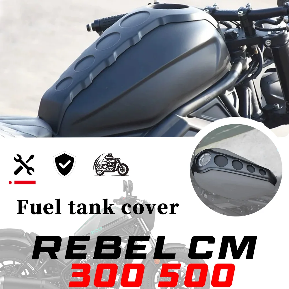 FIT For honda Rebel 300 500 CMX 300 500 cmx 2017-2023 Modified full-coverage fuel tank cover